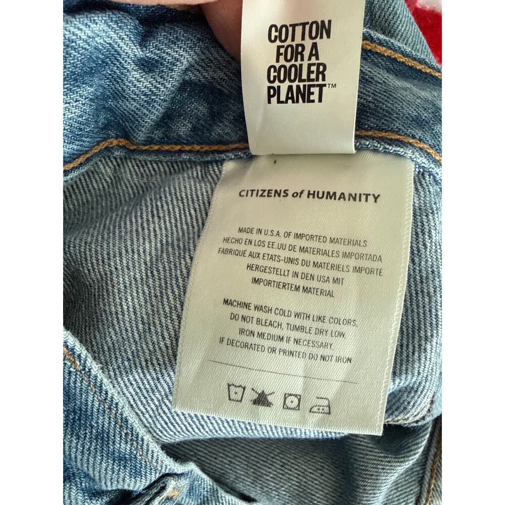 Citizens of Humanity Ayla Baggy Jeans Zenith Size 27 - Picture 11 of 12